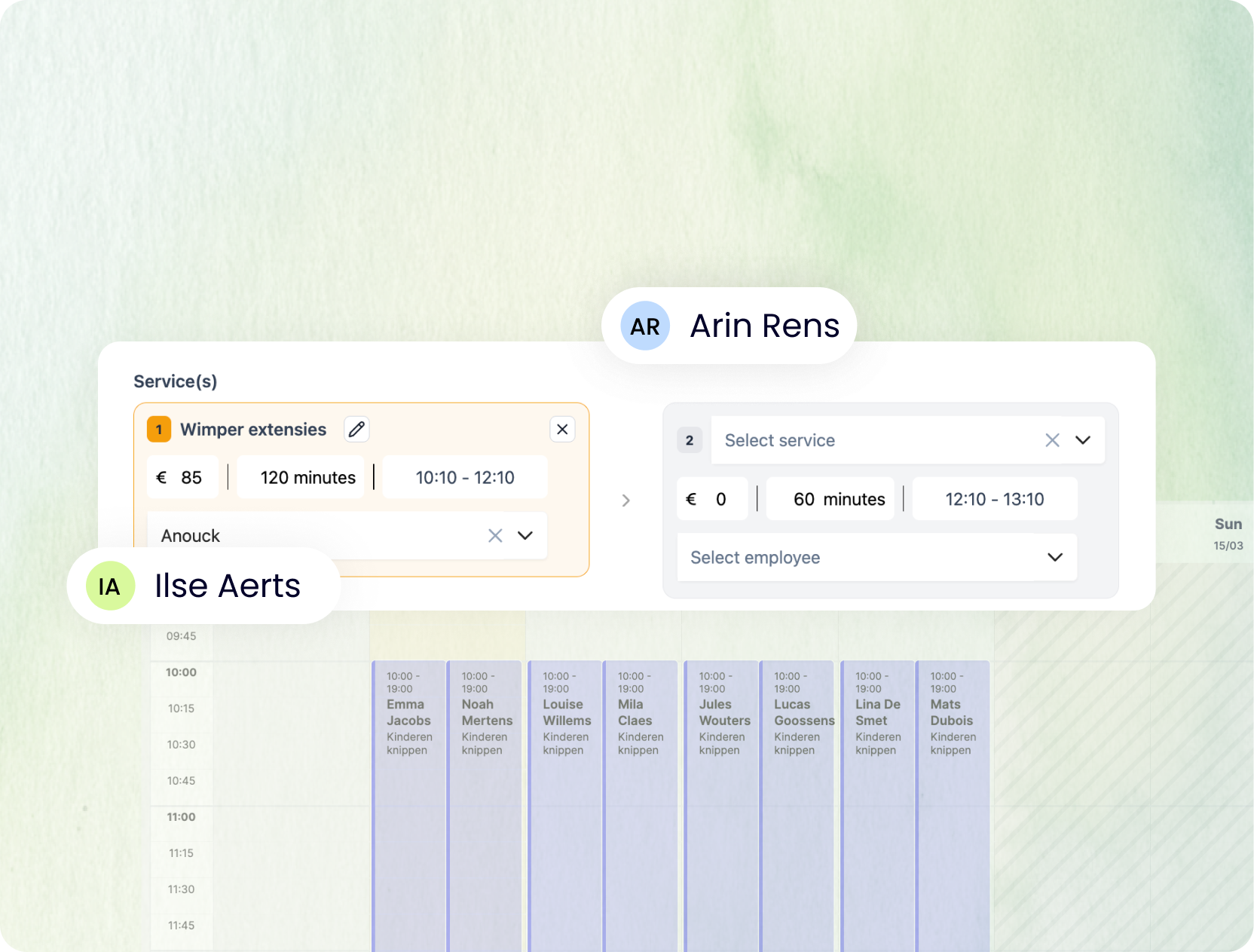 Overview in your agenda
