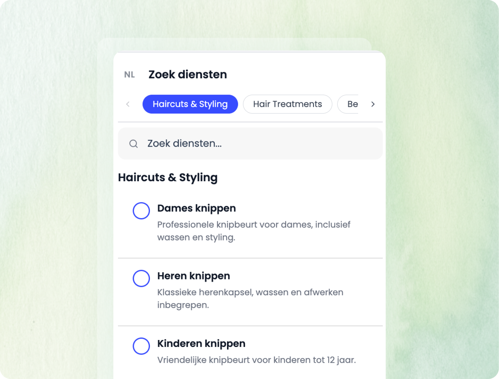 Events plannen in Salontailor